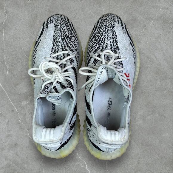 Size 12 - Yeezy Boost 350 V2 Zebra by Adidas - No Box main image 4